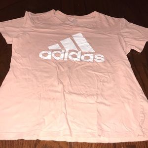 Pink adidas shirt